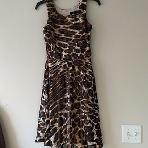 Semiformal leopard print dress Sz 3